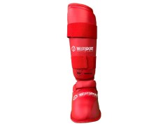 Best Sport Instep_Shin_Guard-RED-1